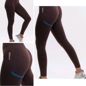 ECHT Arise Key Leggings Sz S Maple Leaf Red Blue